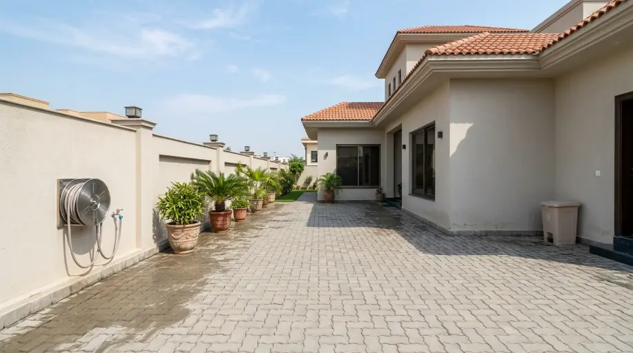 Post-Qurbani Driveway Sanitisation, Bahria Town - After