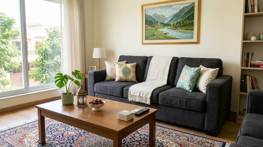 Pre-Ramadan Living Room Refresh, Gulberg - After