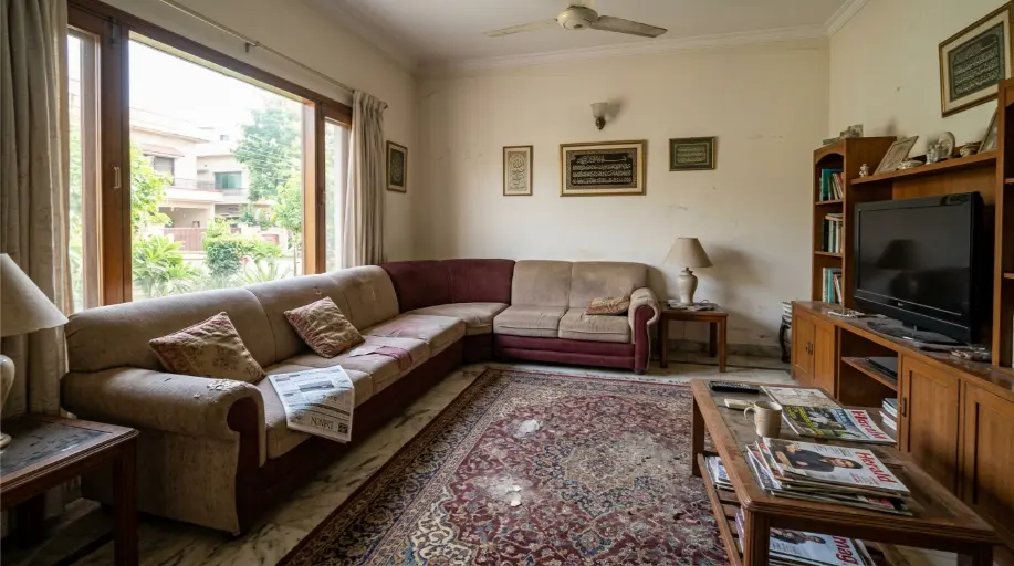 Pre-Ramadan Living Room Refresh, Gulberg - Before