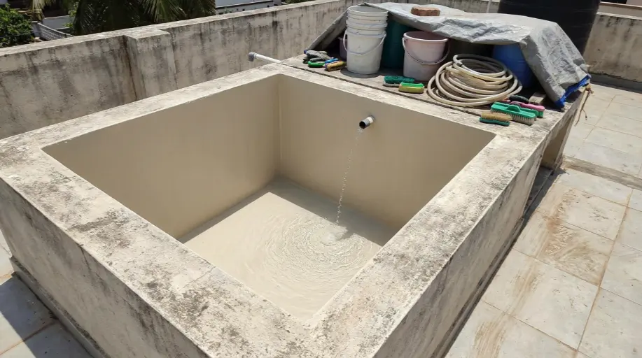 Water tank disinfection, rooftop unit, Gulberg III - After